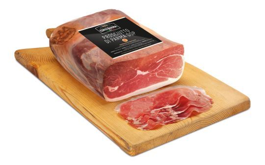 Orig. Parma-Schinken in Blockform DOP, 16 Monate gereift, 500g. dünn geschnitten