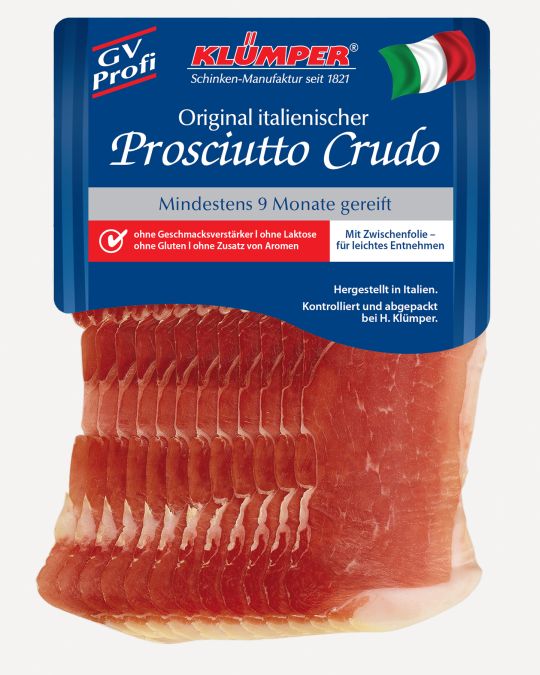 Ital. Landschinken 'Prosciutto Crudo' 300g. geschnitten