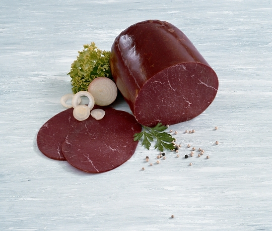 Westf. Rinderrauchfleisch, 500g. geschnitten