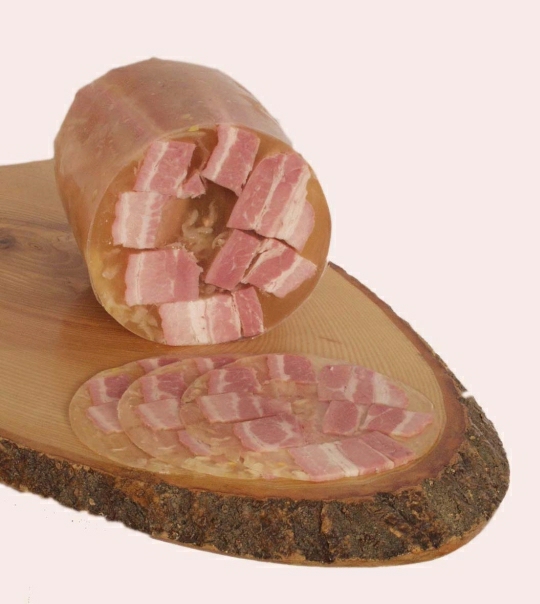 Zwiebelbauch in Aspik rund