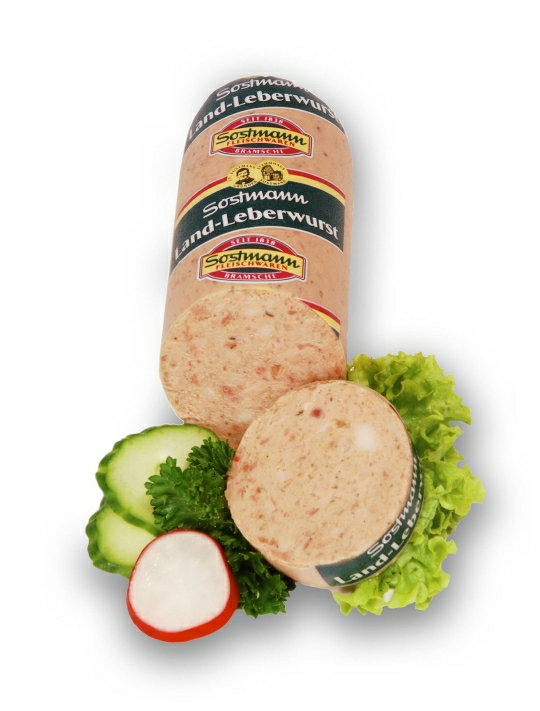 Sostmann Landleberwurst grob Kd. 2*150g.