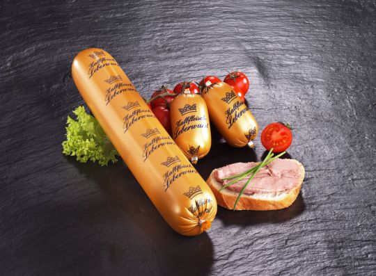 Kalbfleisch-Leberwurst Golddarm Kal.60 900g