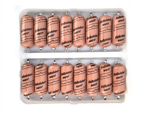 Leberwurst mit Kalbfleisch 16x25g.