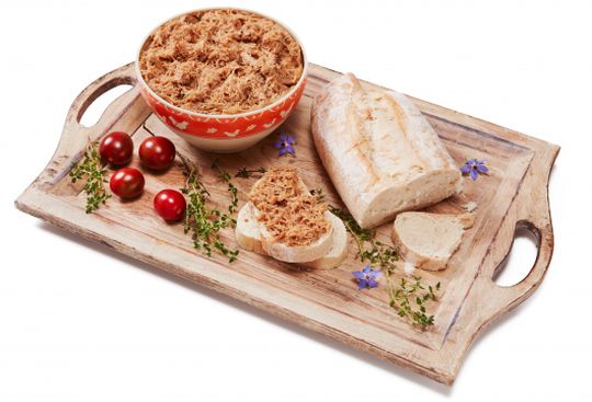 Französisches Brathähnchen-Rillettes, ca. 1kg