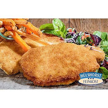 Schweineschnitzel 'Wiener Art' paniert&gebraten 120g. 'TK'