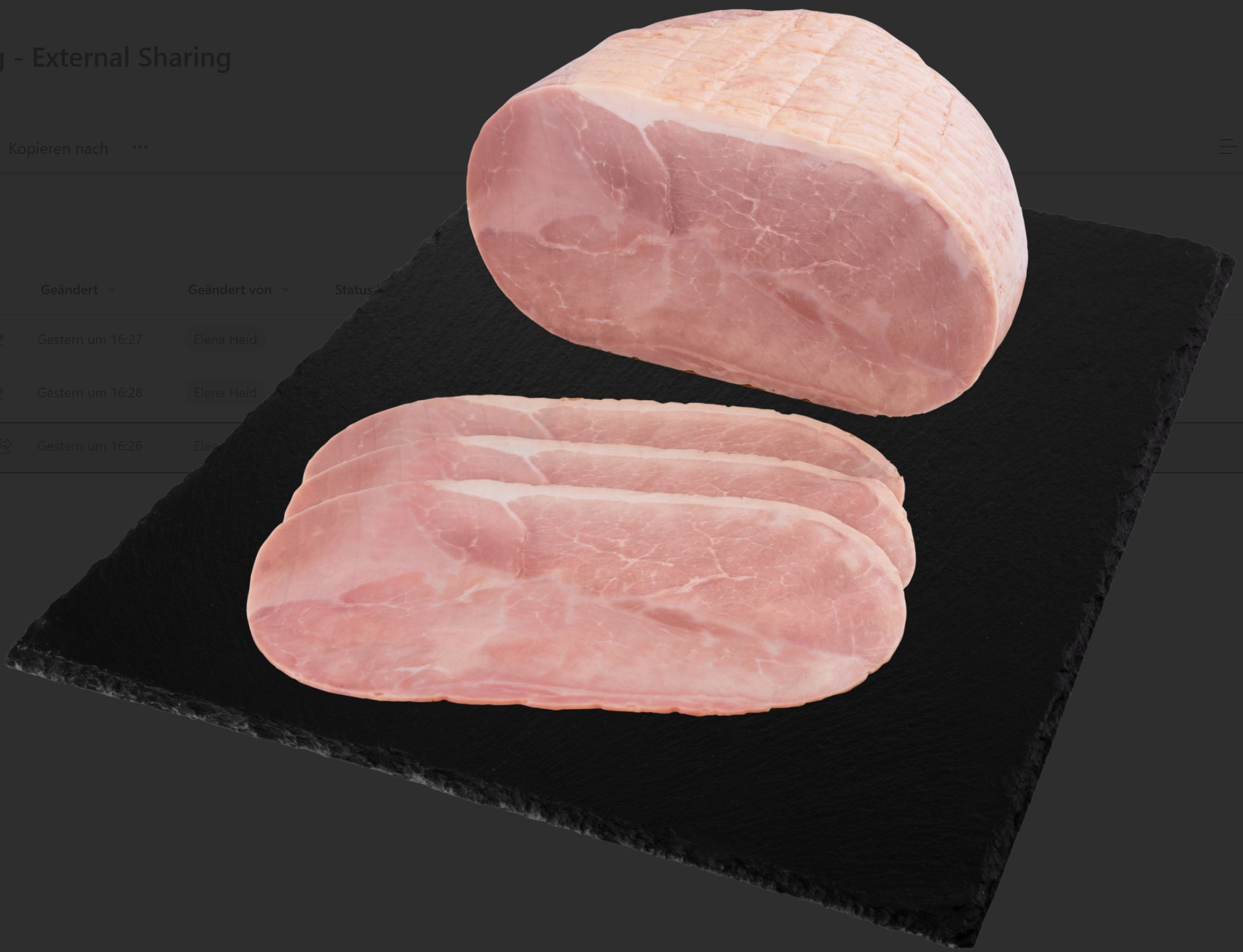 Metzger-Meisterschinken 'St. Georg' 1/2 Stück, ca. 2kg