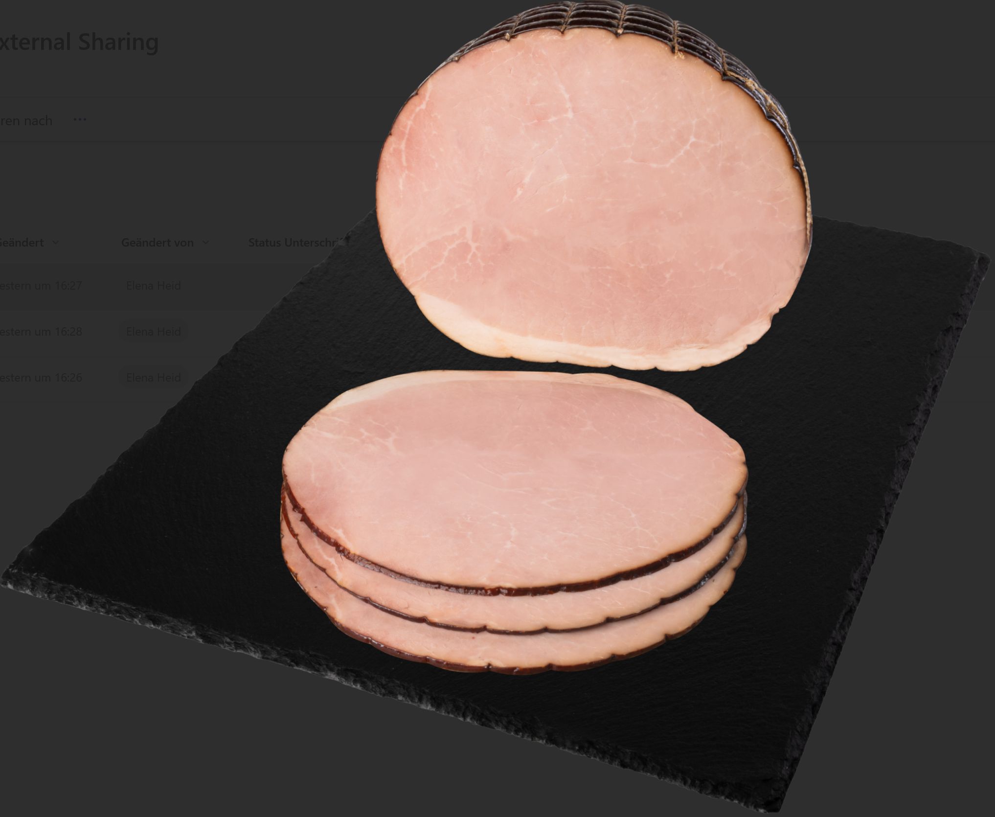 Wacholder-Schinken ofengebacken 1/2 Stück, ca. 2kg