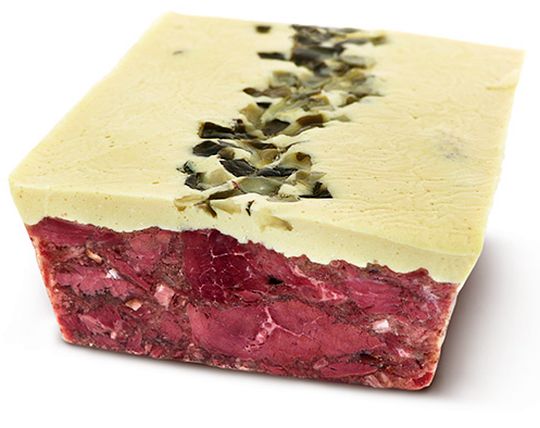 VB Bedford Rindfleisch mit Senf-Frischkäse-Topping, ca.1,2kg Schale. nur 6% Fett