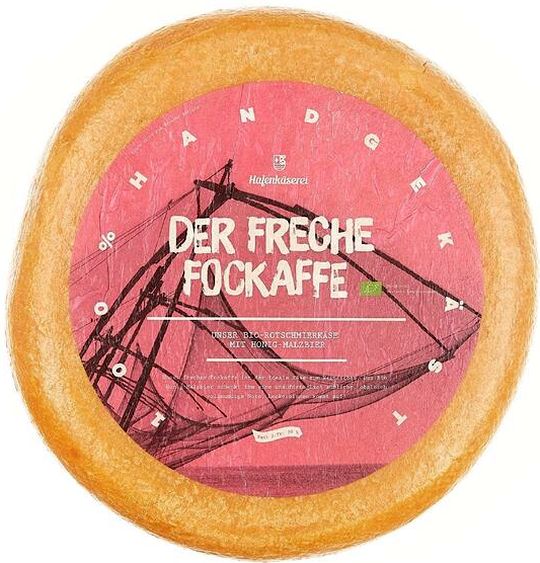 Der Freche Fockaffe Bio-Käse mit Honig-Malzbier, ca. 3,5kg