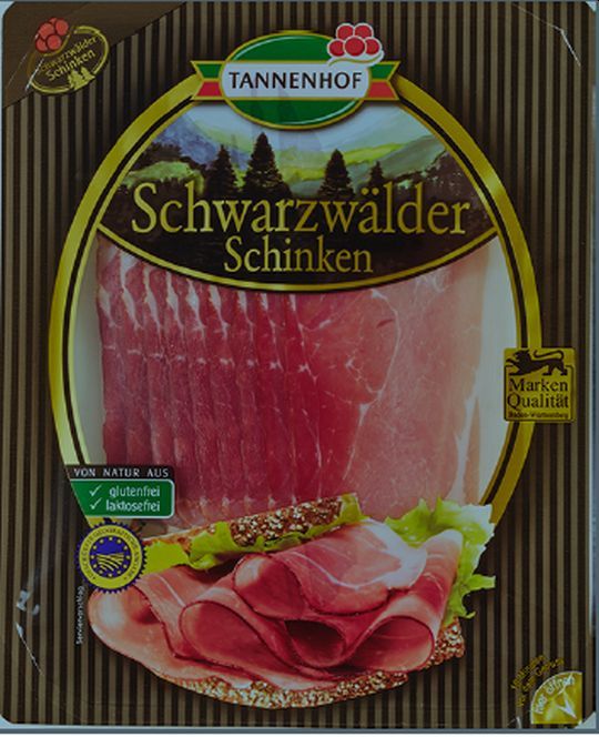 Orig. Schwarzw. Schinken 500g. geschnitten