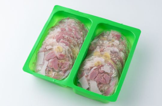 Putenbrust in Aspik 500g. Schale geschnitten