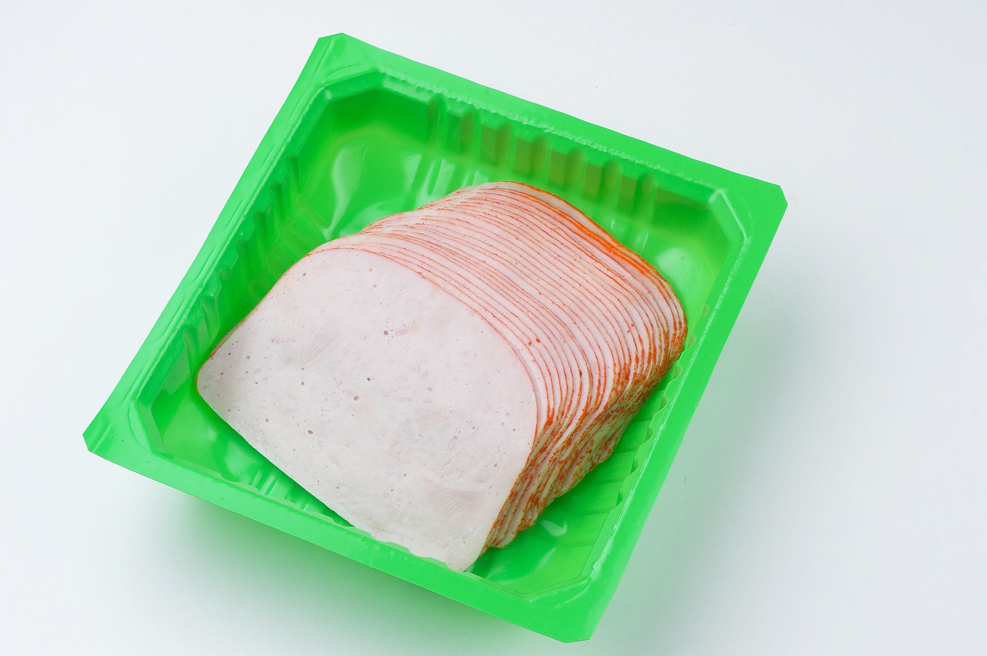 VB Putenbrust mit Paprikarand, Brotform 'Halal"' 500g. geschnitten