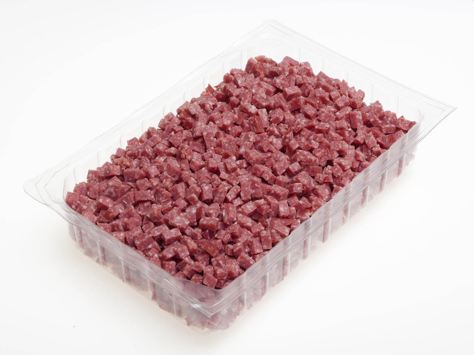 Truthahn-Salami gewürfelt 1000g. Kantenlänge 6*6*6mm
