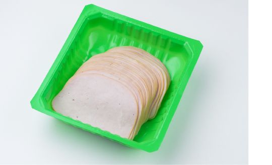 VB Putenbrust, ger. Brotform "Halal"  500g. geschnitten