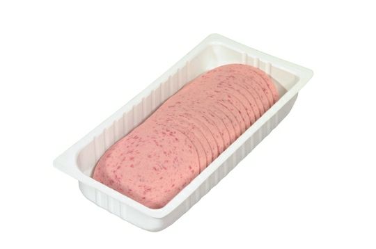 Geflügel-Jagdwurst 150g. Schale geschnitten