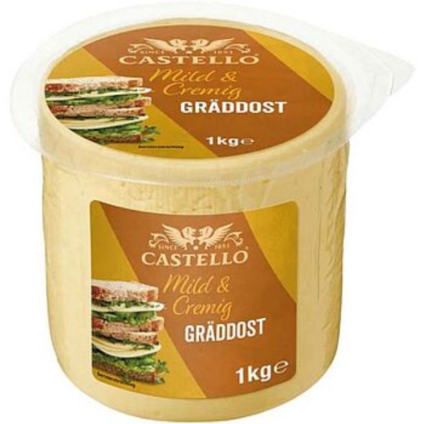 GRÄDDOST natur 60%, 1kg Rolle