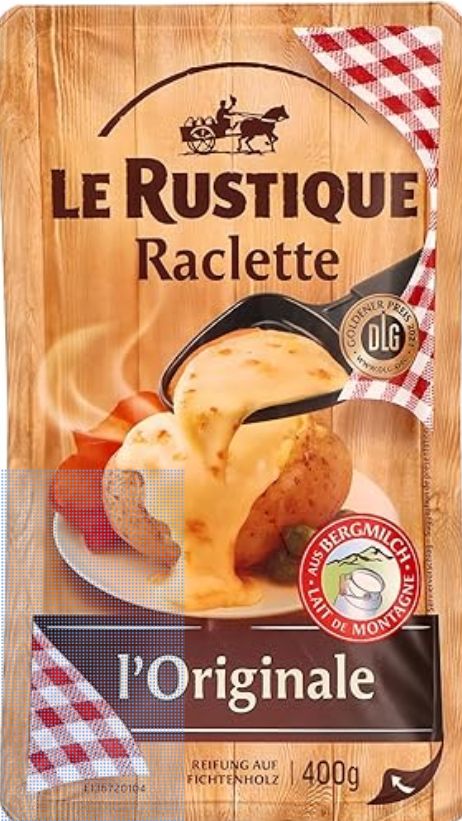 Le Rustique Raclette l'Originale 48% Fett 400g