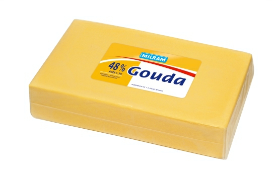 Gouda im Block 48% ca.15kg.