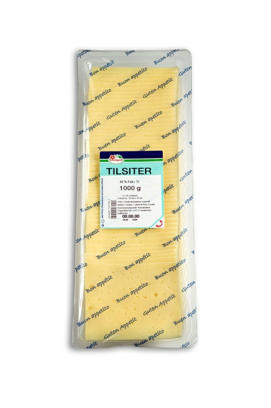 Tilsiter in Scheiben 45% 50*20g. geschindelt 1000g.