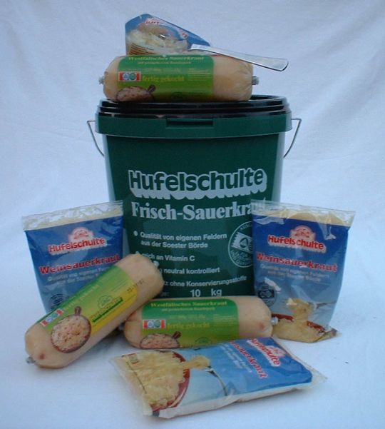 Westf. Sauerkraut in 500g-Packung, fertig gekocht